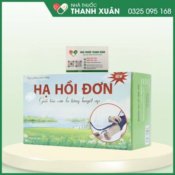 Hạ hồi đơn - Thực phẩm chức năng tốt cho người cao huyết áp